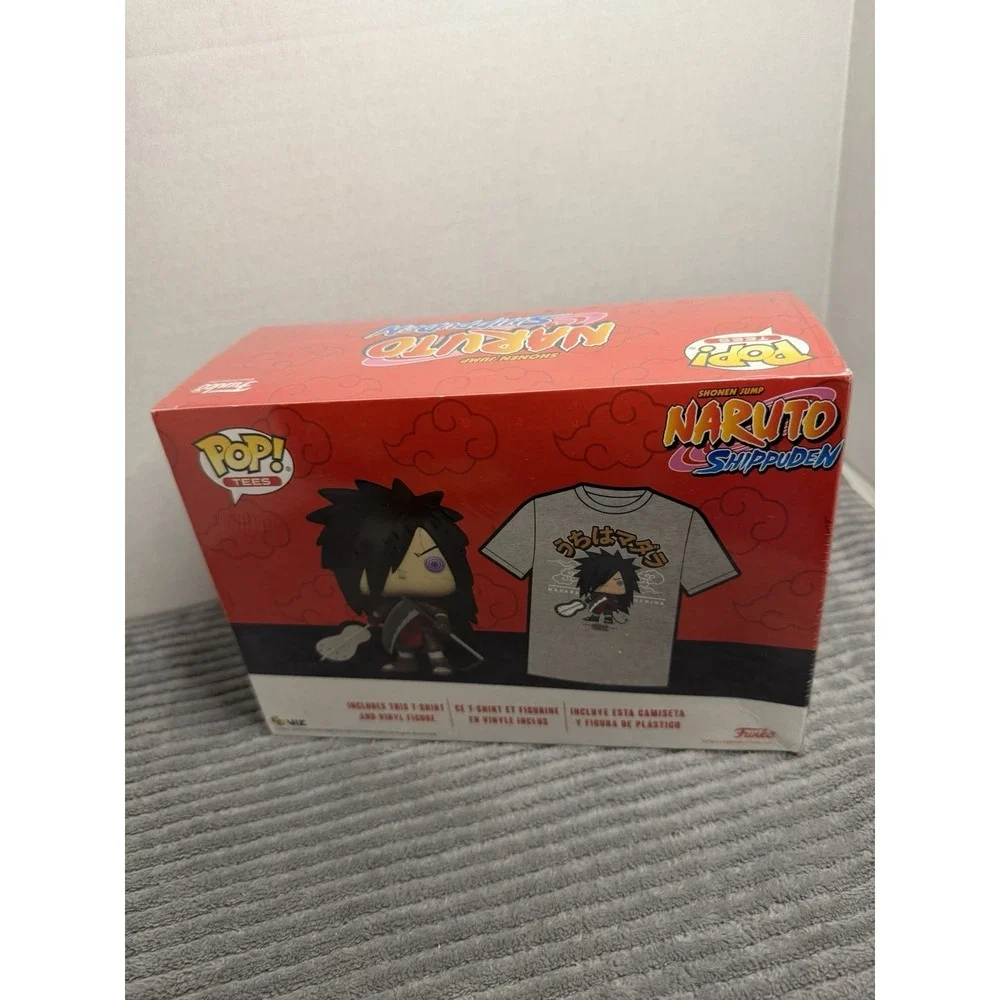 Funko Pop! Naruto MADARA with Weapons T-Shirt Bundle Size LargGameStop Exclusive